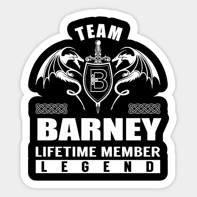 Team BARNEY Lifetime Member Legend Sticker by Lizeth